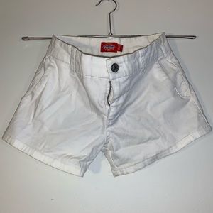 White Dickies Shorts